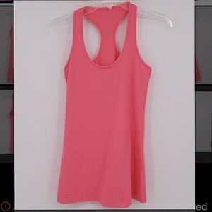 Lululemon cool racer back tank 6 pink coral